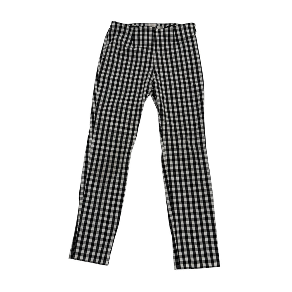 A New Day Black White Checkered Skinny Ankle Trouser Pants Size 4 Women’s